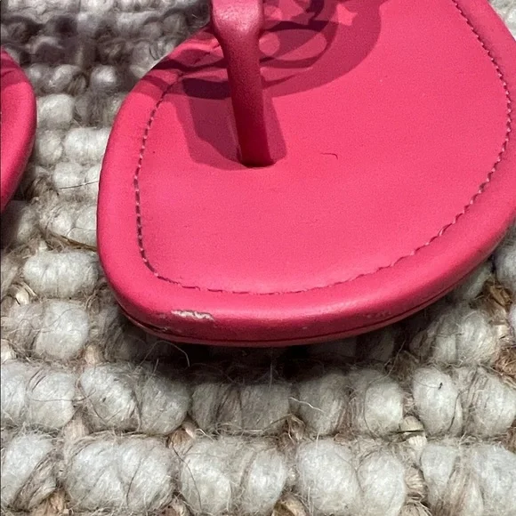 Pink Coach Jaci leather Sandals - Picture 3 of 10